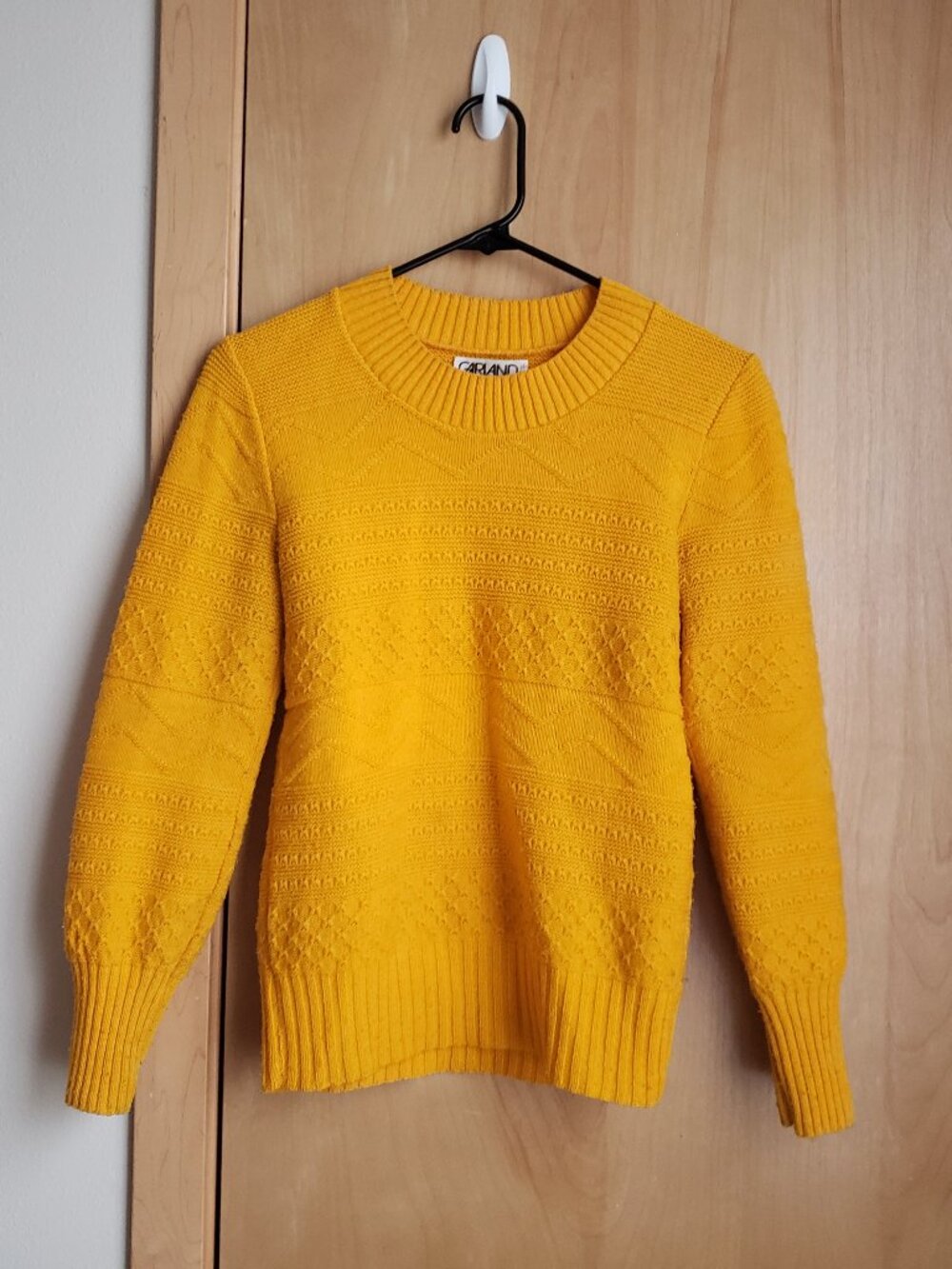 Vintage Garland Yellow Sweater Size XS/S